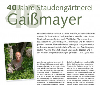 40 Jahre Staudengärtnerei Gaißmayer