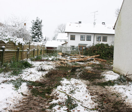 Gruberhaus abgeholzt